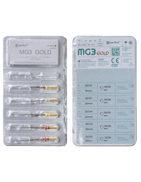 Limas Rotatórias MG3 Gold D-Perfect